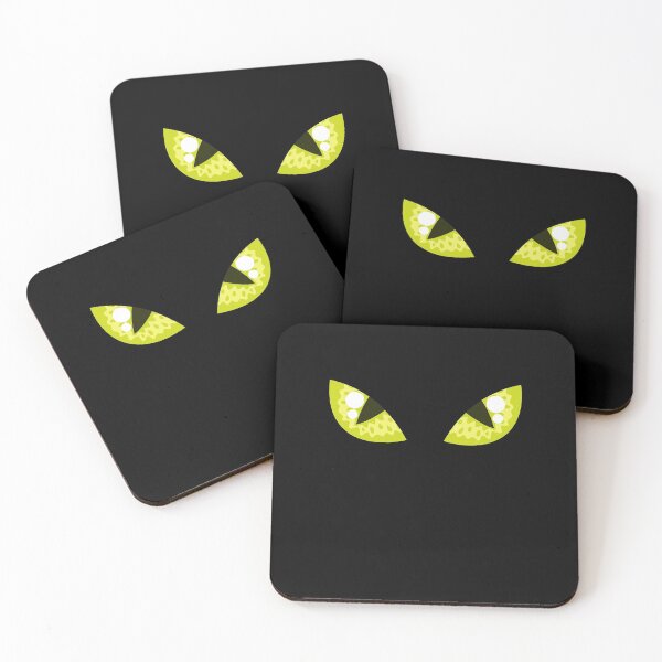 Item preview, scary cat eyes cartoon illustration designed and sold by AnujShah7.
