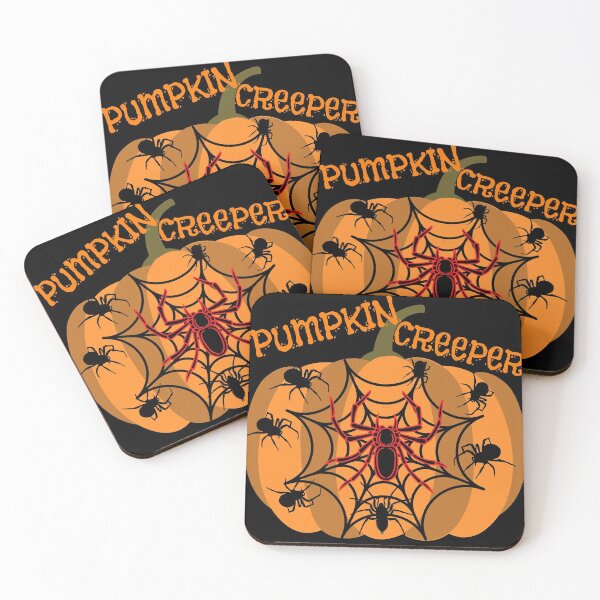 Item preview, Orange Pumpkin Spider Creeping designed and sold by mpandam.
