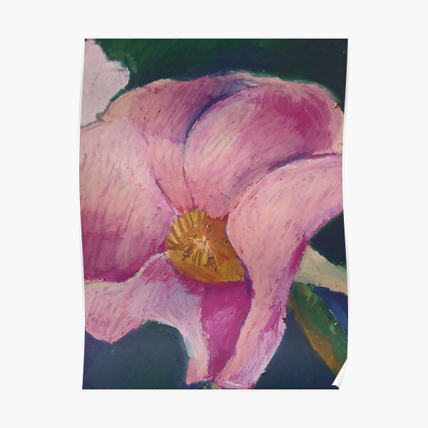 pink flower Poster