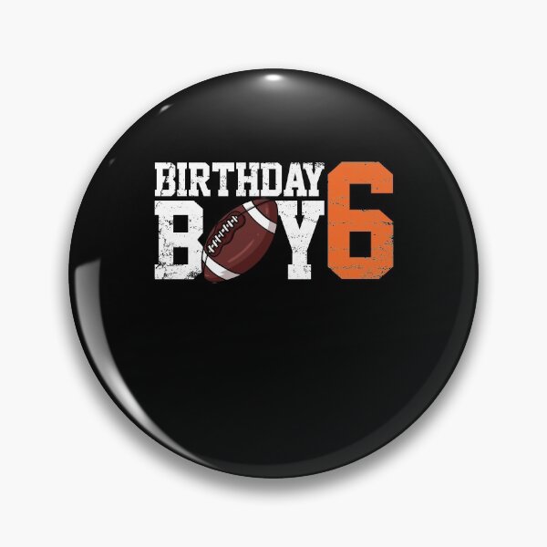 Item preview, 6th Birthday Football designed and sold by 4tomic.
