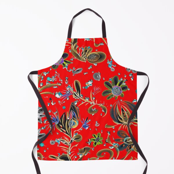 Item preview, Tropical Flower Red- Black.-Blue 2 designed and sold by runati.