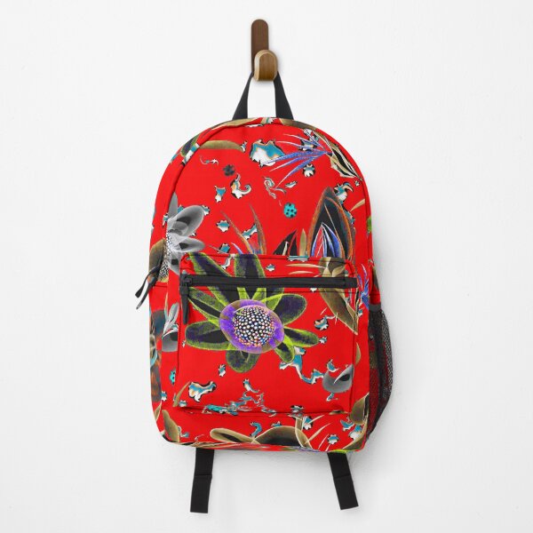 Item preview, Tropical Flower Red- Black.-Blue 2 designed and sold by runati.