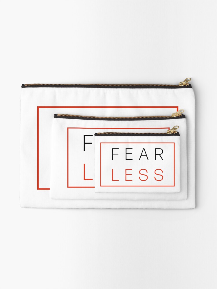 Alternate view of Fear Less Zipper Pouch