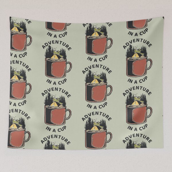 Aperçu de l'œuvre Aventure dans une tasse, alors profitez-en! créée et vendue par Maroddi.