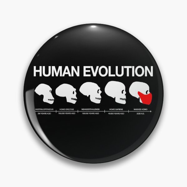 Item preview, Funny evolution of man from Australopithecus to Masked Homo 2020 designed and sold by cinemadnesshirt.