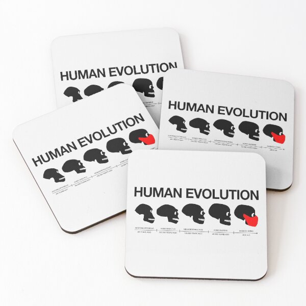 Item preview, Funny evolution of man from Australopithecus to Masked Homo 2020 designed and sold by cinemadnesshirt.