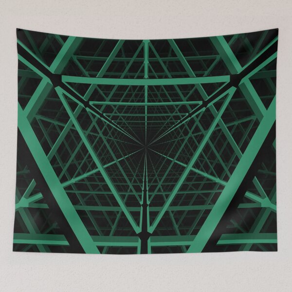 Item preview, Green sci fi tunnel designed and sold by Psytreat.