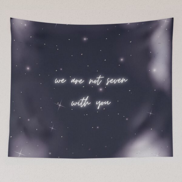 Item preview, BTS We Are Bulletproof: The Eternal Lyrics - “we are not seven with you” designed and sold by coupdecoeur.