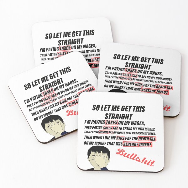 Item preview, I'm Paying Taxes Funny meme product design designed and sold by aventi24.