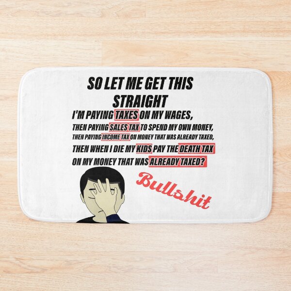 Item preview, I'm Paying Taxes Funny meme product design designed and sold by aventi24.