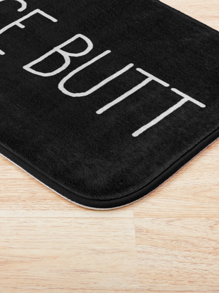 Alternate view of Nice Butt Black Bath Mat