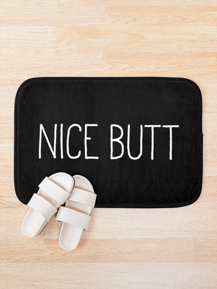 Alternate view of Nice Butt Black Bath Mat