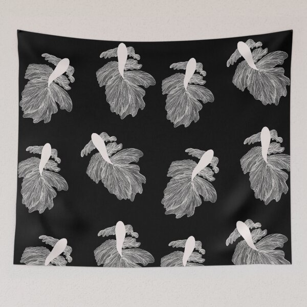 Item preview, White Bettas - Siamese fighter fishes designed and sold by AKUL-ART.