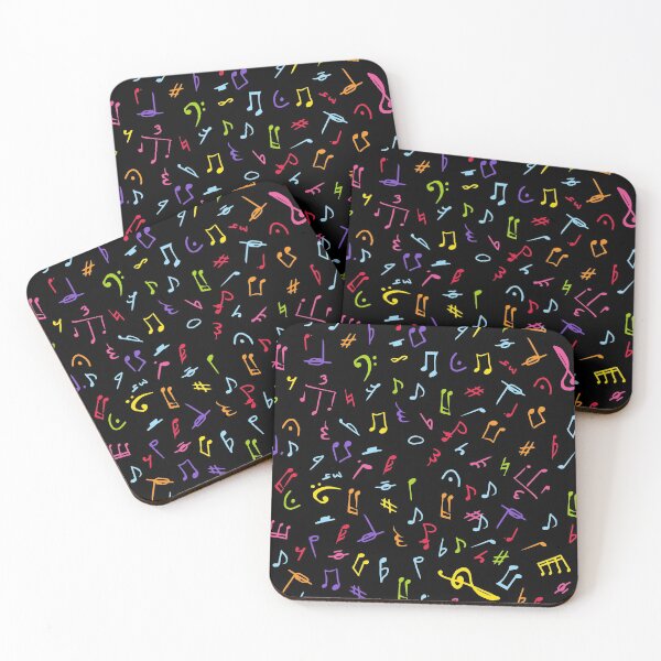 Item preview, Musical notes and rests musician pattern gift design designed and sold by Michael Schmidt.