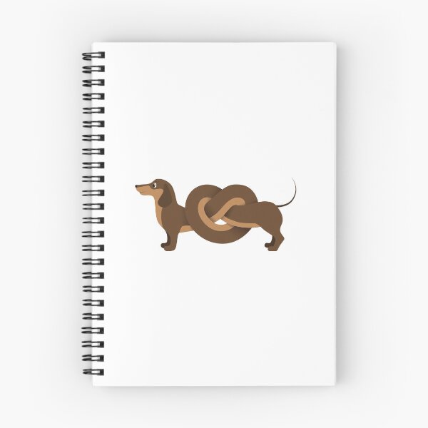 Item preview, Infinity loop chocolate dachshund designed and sold by design-emporium.