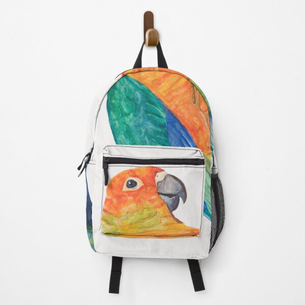 Item preview, Sun parakeet Print, Bird Prints, Parrot Poster Bresil Animal Wall Art Tropical Bird Art Bird Print Aratinga Art designed and sold by L'Atelier Oranjade.