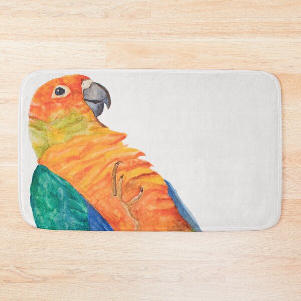 Item preview, Sun parakeet Print, Bird Prints, Parrot Poster Bresil Animal Wall Art Tropical Bird Art Bird Print Aratinga Art  designed and sold by L'Atelier Oranjade.