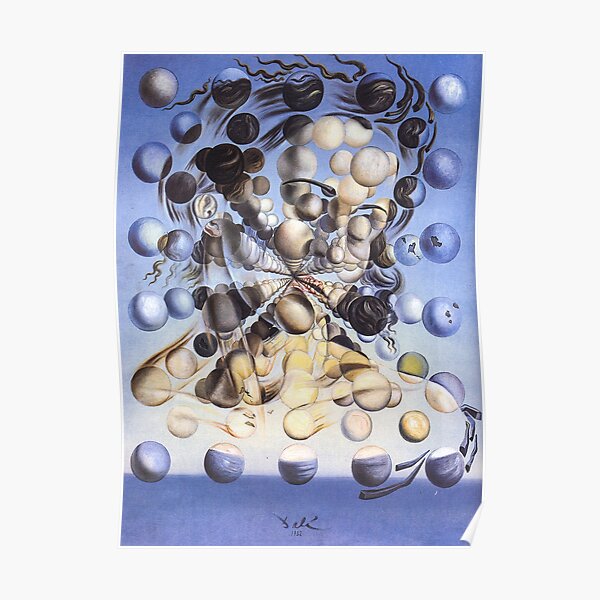 Galatea of the Spheres by Salvador Dali Poster
