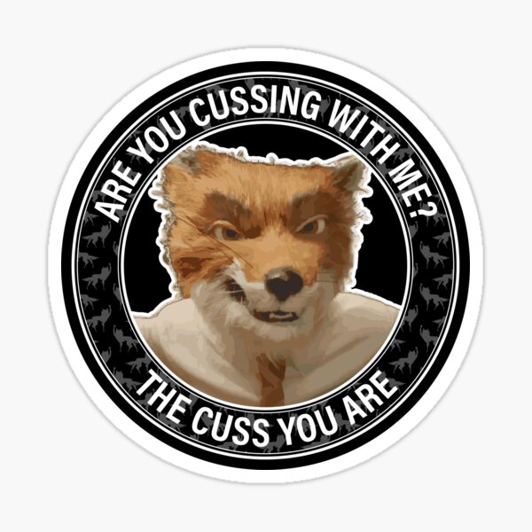Aperçu de l'œuvre Fantastique Mr Fox - Tu m'insultes créée et vendue par IfDesignGroup.