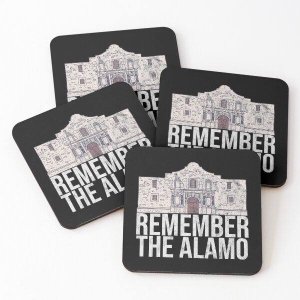 Item preview, Distressed Remember the Alamo Text - San Antonio Mission designed and sold by DeWinnes.