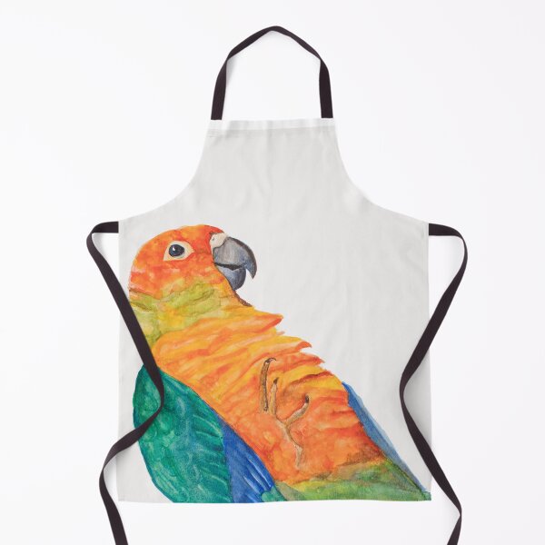 Item preview, Sun parakeet Print, Bird Prints, Parrot Poster Bresil Animal Wall Art Tropical Bird Art Bird Print Aratinga Art  designed and sold by L'Atelier Oranjade.