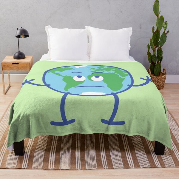 Item preview, Planet Earth feeling fed up and rolling eyes as a way to protest designed and sold by Zoo-co.