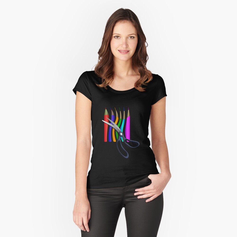 Item preview, Fitted Scoop T-Shirt designed and sold by Renodel.