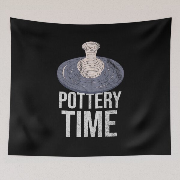 Item preview, Distressed Pottery Class - Pottery Time Text - Clayware designed and sold by DeWinnes.