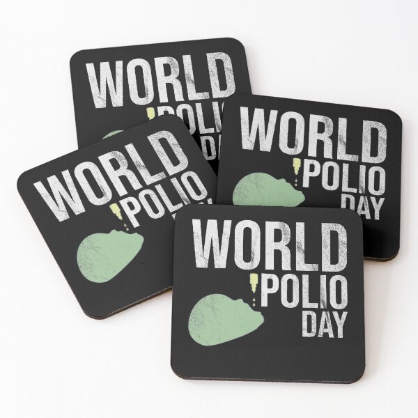 Item preview, Distressed Polio - World Polio Day - Poliovirus designed and sold by DeWinnes.