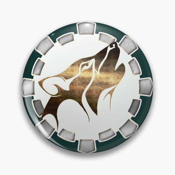 Item preview, Metallic howling wolf designed and sold by Alkaravan Creators.