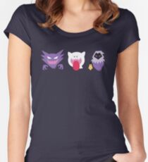 Ghosts of Gaming Past Women's Fitted Scoop T-Shirt