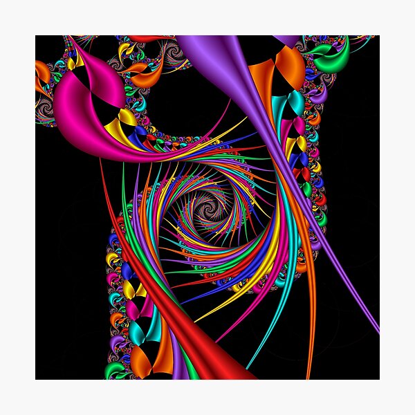 Braiding Rainbows Photographic Print