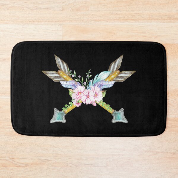 Item preview, Boho Tattoo Flower Arrows designed and sold by Printedarts.