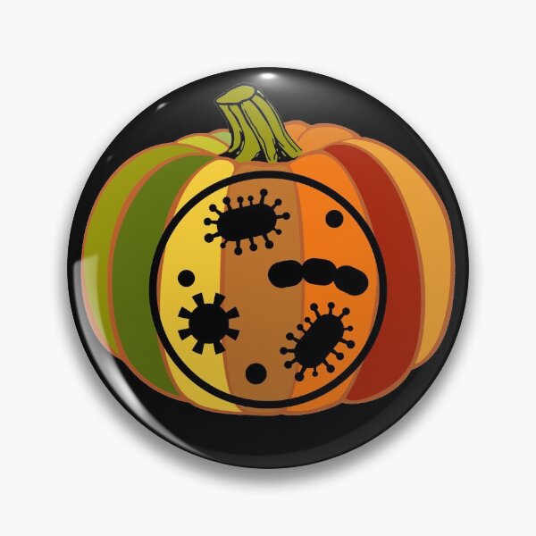 Item preview, MEDICAL LAB SCIENTIST HALLOWEEN RETRO FALL COLORED PUMPKIN BACTERIA  designed and sold by Hippiesole.