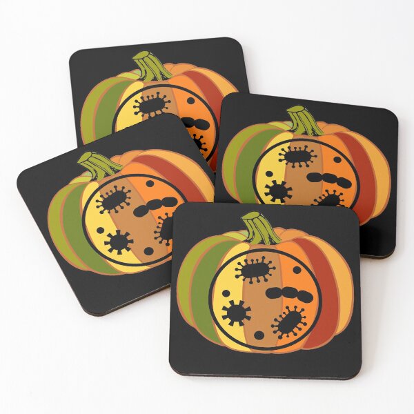 Item preview, MEDICAL LAB SCIENTIST HALLOWEEN RETRO FALL COLORED PUMPKIN BACTERIA  designed and sold by Hippiesole.