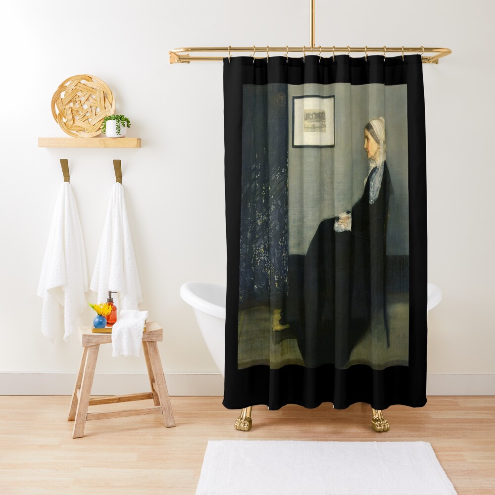 "Whistler's Mother Famous art painting " Shower Curtain for Sale by