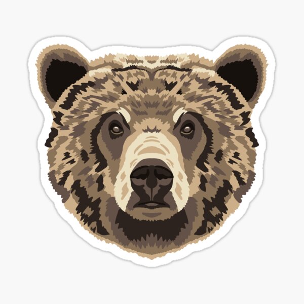 Item preview, Brown Bear Face designed and sold by GeoCreate.