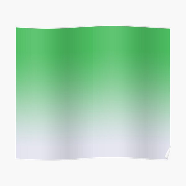 Green Ombre Poster