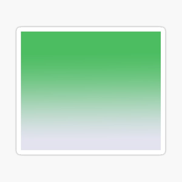 Green Ombre Sticker
