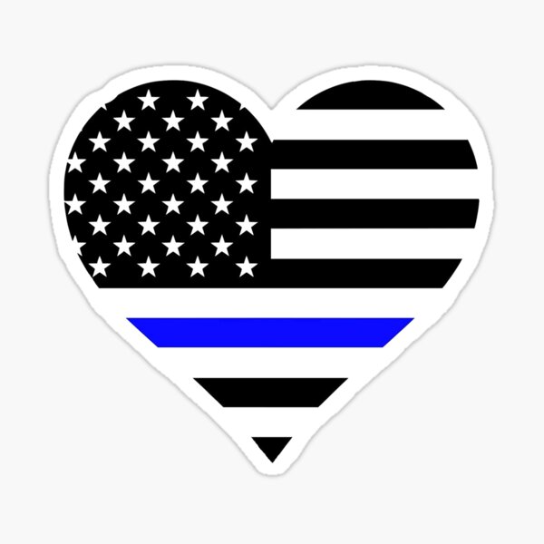 Item preview, Love the Blue - Law Enforcement designed and sold by mariahpowers2.