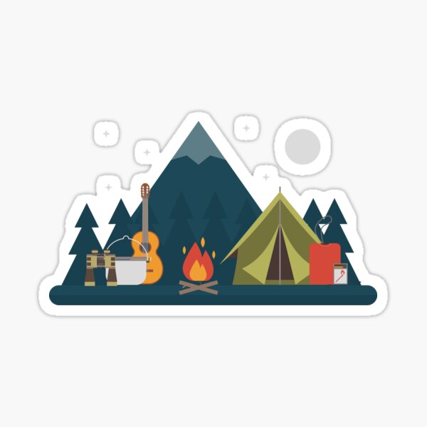 Camping Trip Sticker