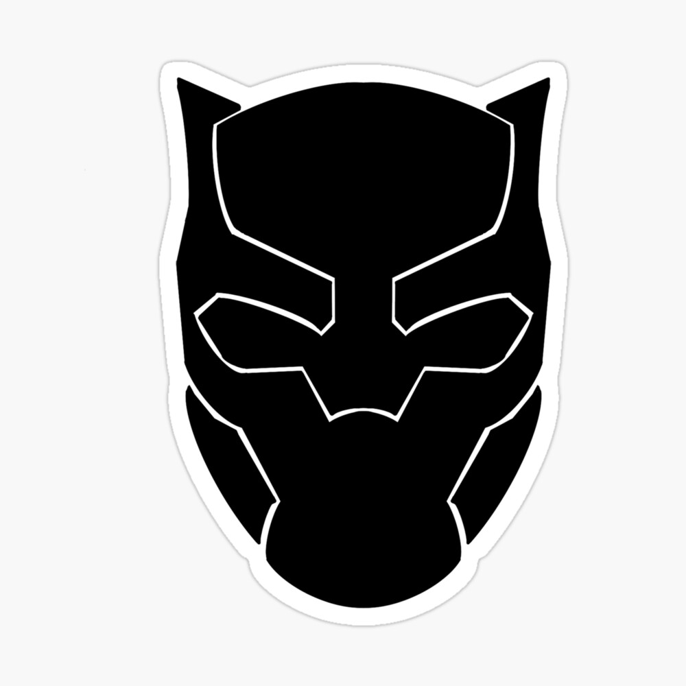 Ed Slip sko Ræv Black Panther Mask" Poster for Sale by Ally Andrade | Redbubble