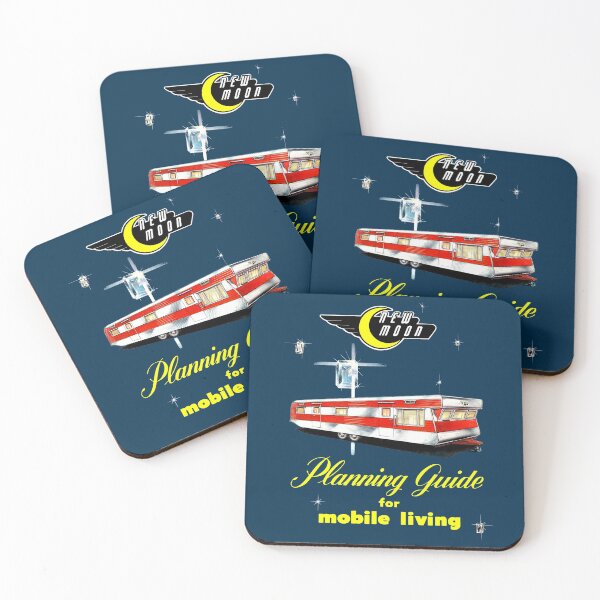 Item preview, NEW MOON MOBILE HOMES - GUIDE FOR MOBILE LIVING designed and sold by ThrowbackAds.
