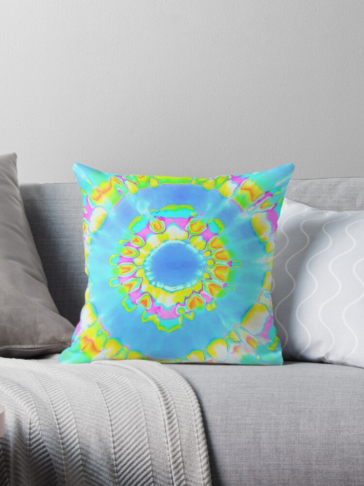 Tie dye shop cushions