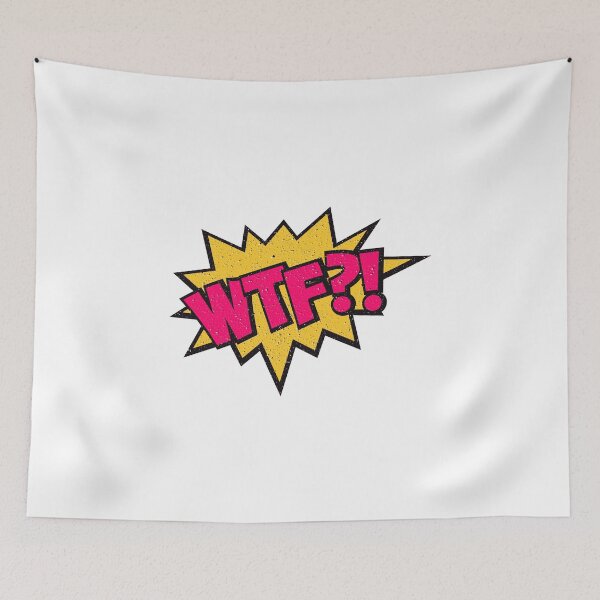 Item preview, WTF What the fuck pop art designed and sold by Catcrea.