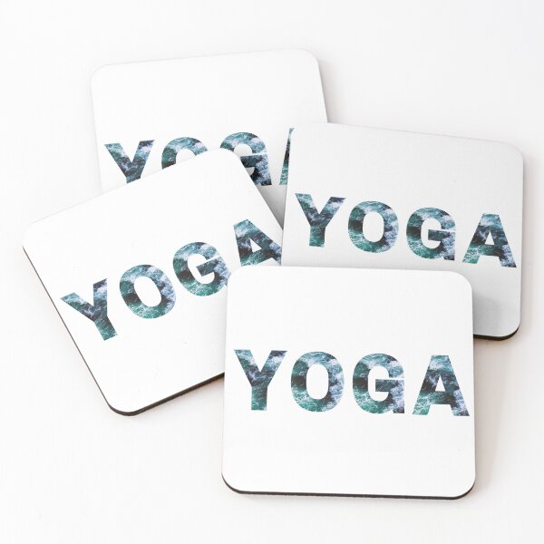 Item preview, Yoga Blue Ocean Waves  designed and sold by Dilabirdy.