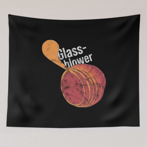 Item preview, Distressed Glassblower Text - Molten Glass - Craftsmen designed and sold by DeWinnes.