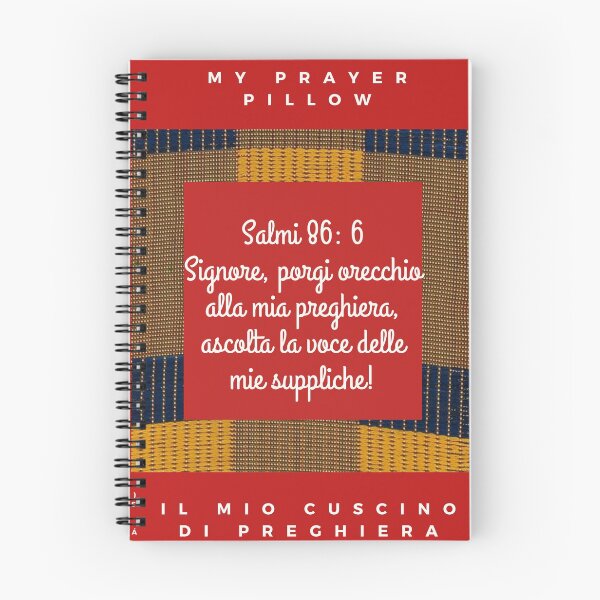 Item preview, My prayer pillow - Psalm 86.6 in Italian designed and sold by LilyOS92200.