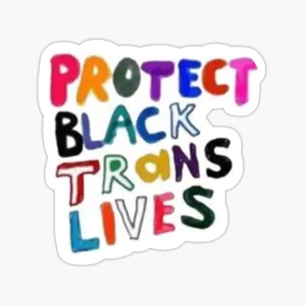 protect black trans lives Sticker