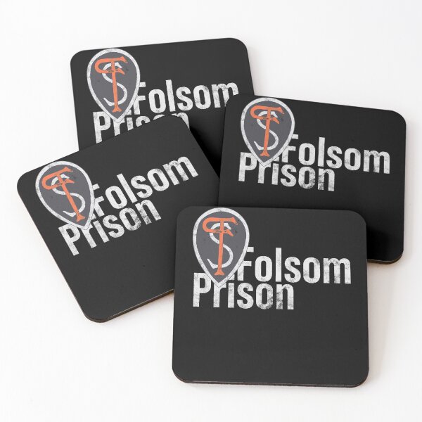 Item preview, Distressed Folsom Prison Text - Badge Symbol - Prison Cell designed and sold by DeWinnes.